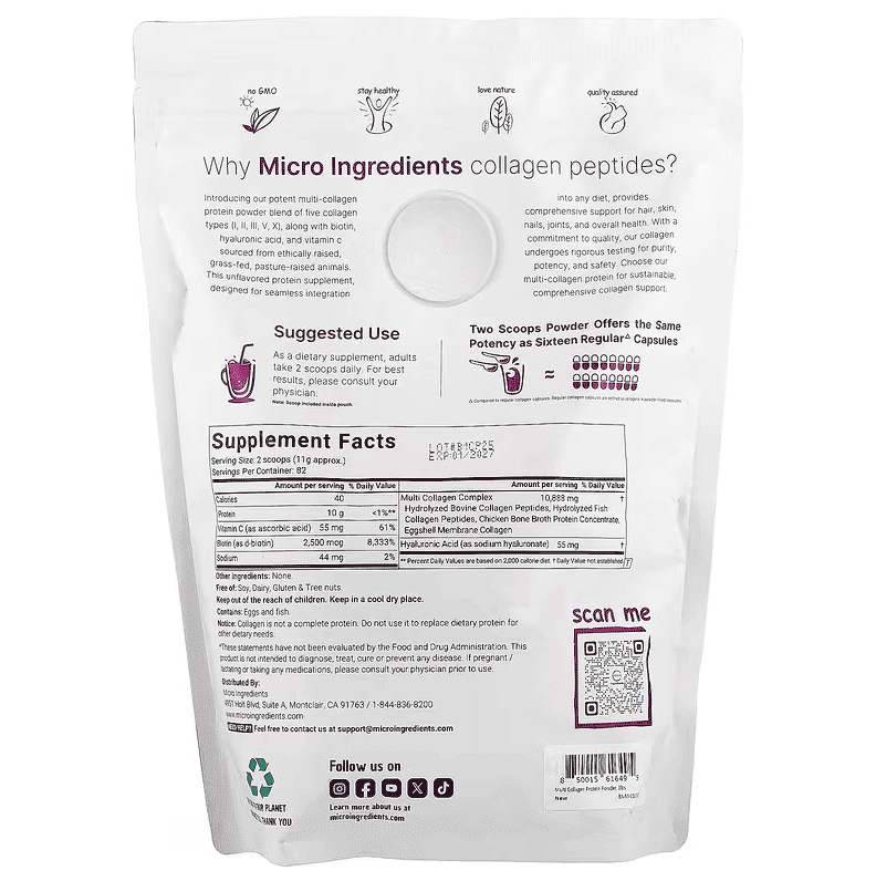 Multi Collagen Peptides - Microingredients